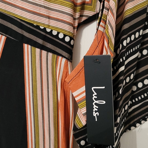 Bohemian maxi dress! Lulu's xs NWT - Picture 4 of 6